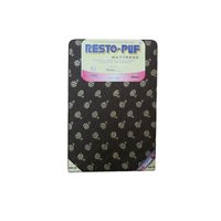 Resto Puf Super Mattress - Cotton Fabric, Various Sizes, Brown Floral Pattern | Lightweight, Stylish Design, Machine Washable, Enhanced Comfort