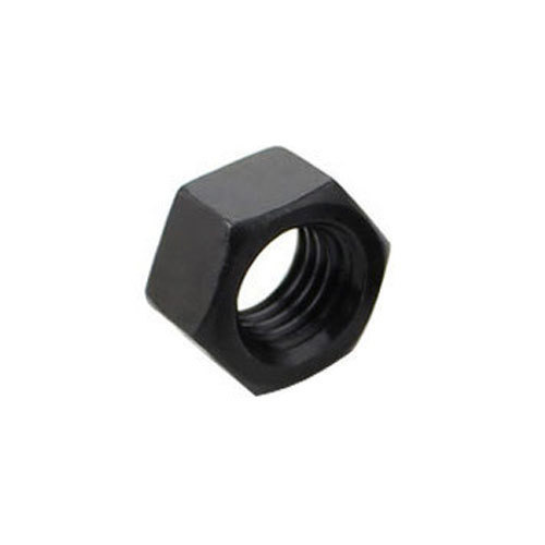 Industrial High Tensile Nuts - Mild Steel, 0.1 Inch Size, Hexagonal Head, Black Color | Durable, High Strength, Vibration Resistant