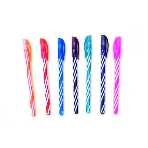 Use And Throw Spiral Pen - Rigid Plastic, 14cm, Multi-Colored | Smooth Writing, Stain-Free Ink, Easy Gripping, Hygienic Design