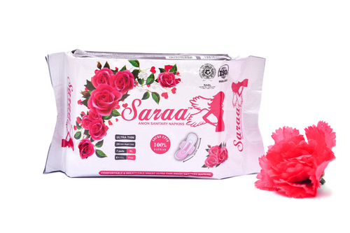 Sanitary Pads - Cotton & Non-Woven Fabric, Different Sizes Available, Lightweight Design, Elegant White Color