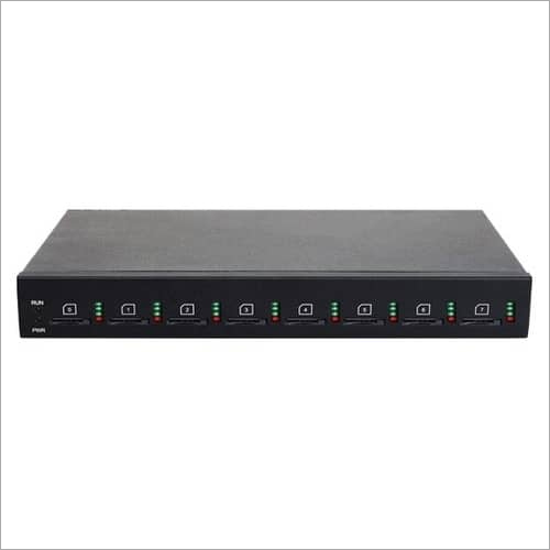 GSM VoIP Gateway - Iron, 250x156x32.5mm, Black | 8 SIP Calls per Hour, Supports Asterisk