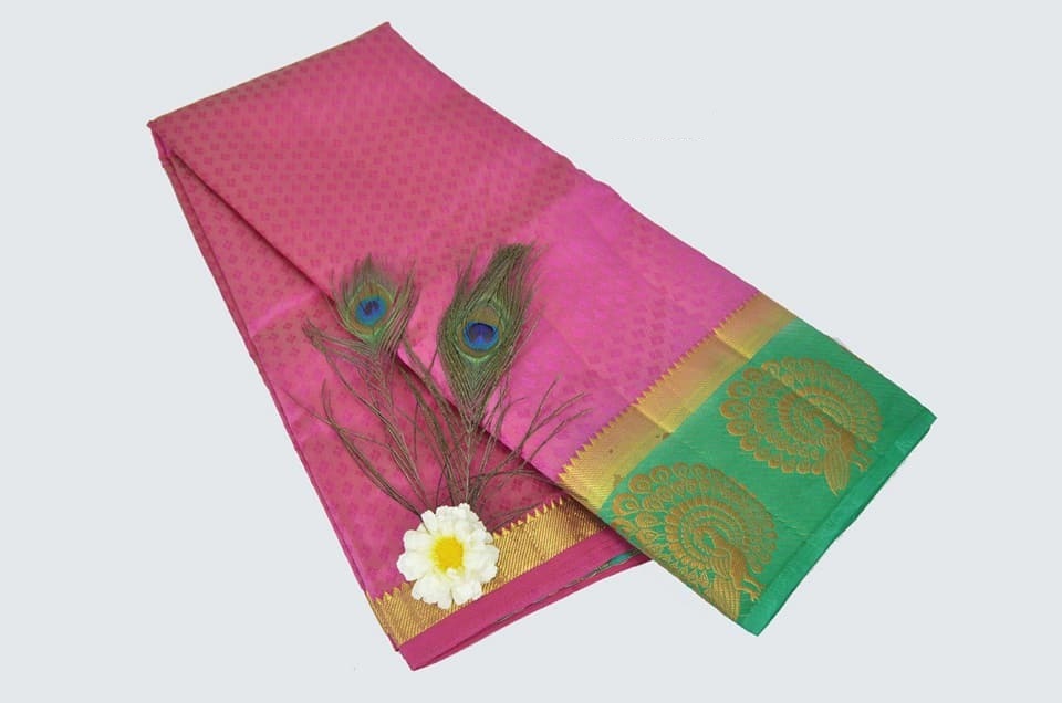 Fancy Printed Kanjivaram Silk Saree
