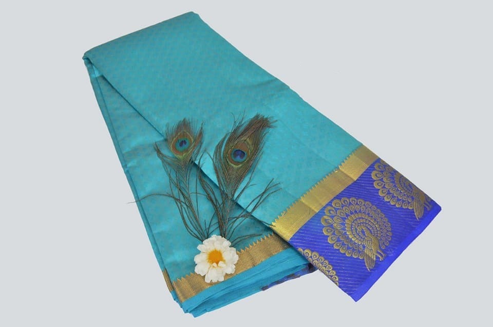 Fancy Printed Kanjivaram Silk Saree