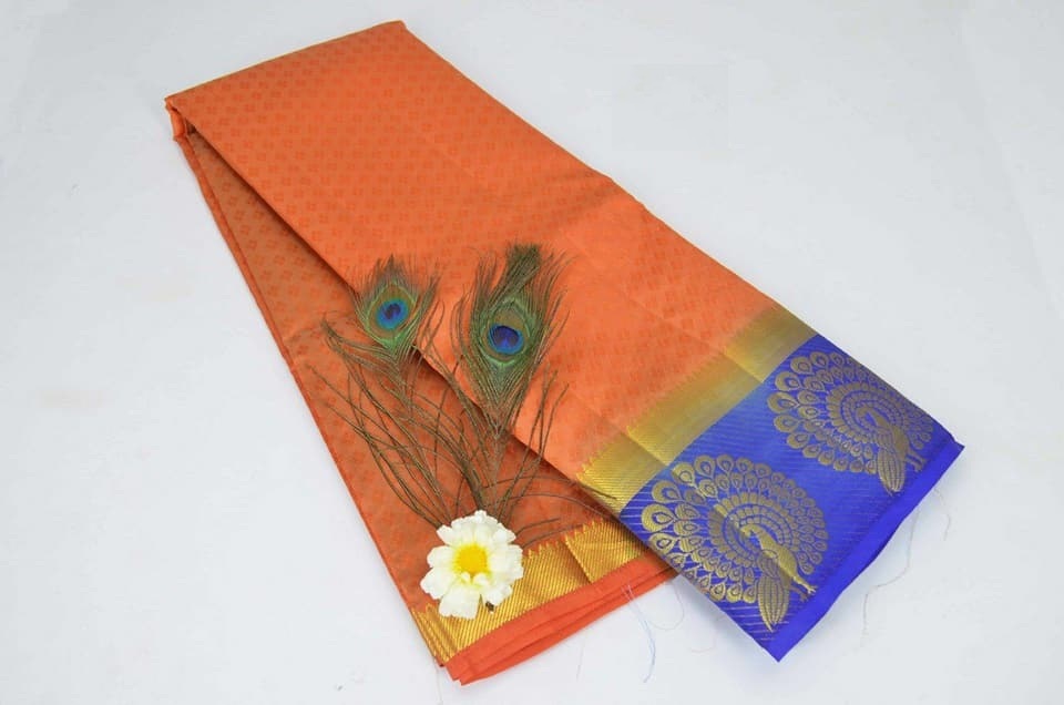 Fancy Printed Kanjivaram Silk Saree