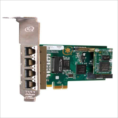 Digium 4 Port PRI Card With Hardware Echo Cancellation