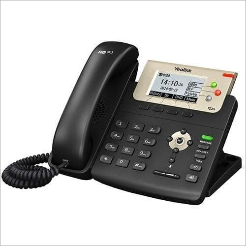 Yealink T23G IP Phone - Plastic, 324mm x 267mm x 70mm , Black Color - 16 VoIP Accounts, USB Port, Caller ID, DND, 3-Way Conferencing, Multi-Language Support