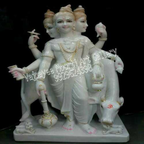 Dattatreya marble moorti