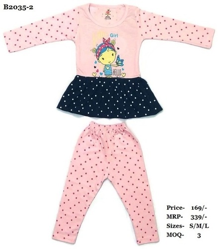 Girls Frock With Full Pant Age Group: 0-3 Yrs