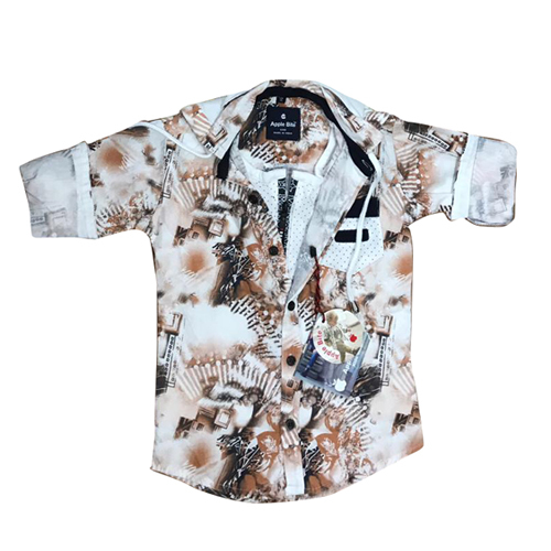 Kids Designer Half Sleeves Shirt