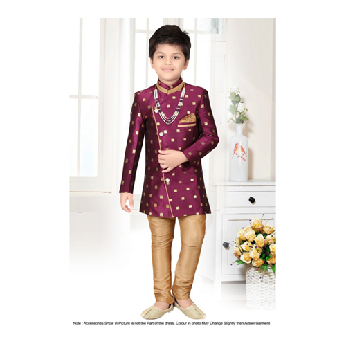 Boys Embroidered Sherwani