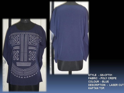 Laser Cut Kaftan Top