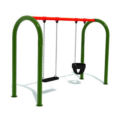 Bucket Toddler Double Swing