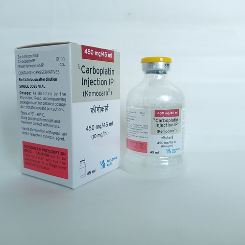 Carboplatin Injection Dosage Form: As Per Doctor'S Suggestion