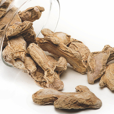 Dried Ginger Root - Brown, Variable Size | Strong Aroma, Taste Enhancer, Fungal Protection