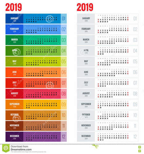 Yearly Wall Calendar
