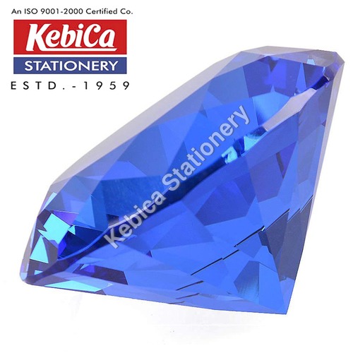 Diamond Shaped Crystal Glass Paper Weight