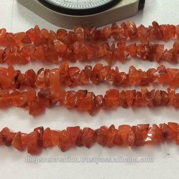 Orange Natural Carnelian Rough Uncut Chips Gemstone Beads Wholesale