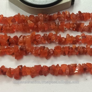 Natural Carnelian Rough Uncut Chips Gemstone Beads Wholesale