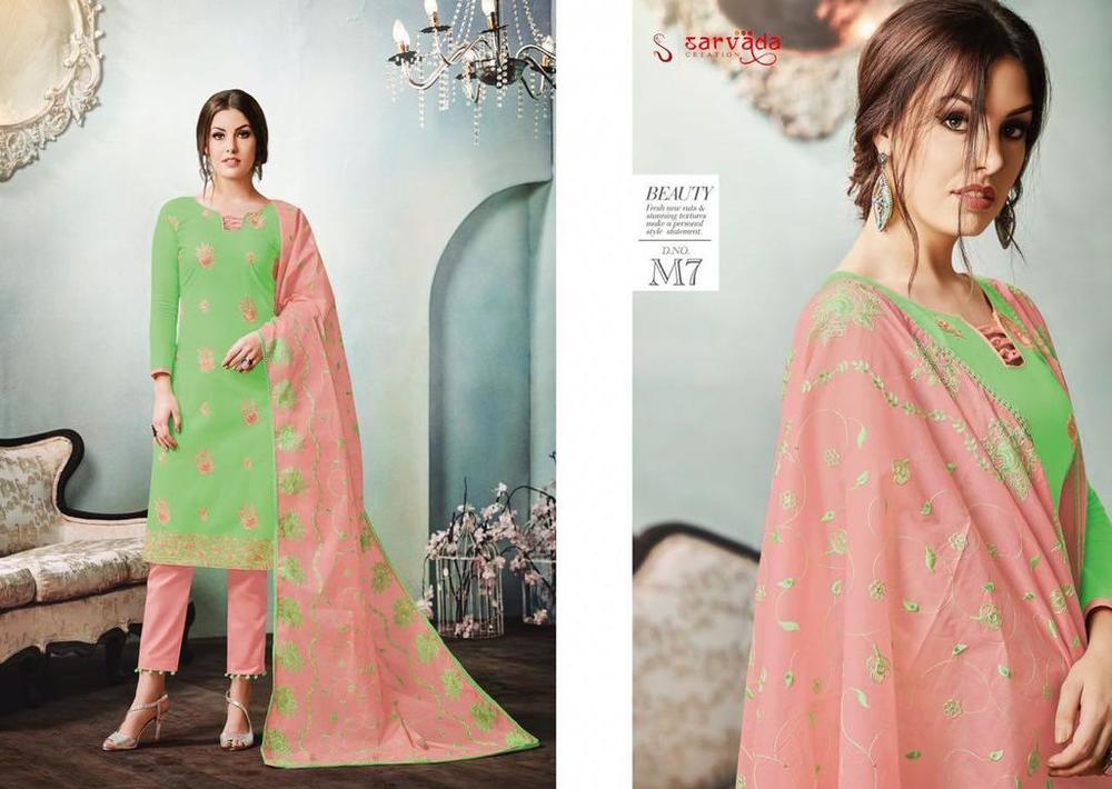 Ethnic Cotton Dress Material