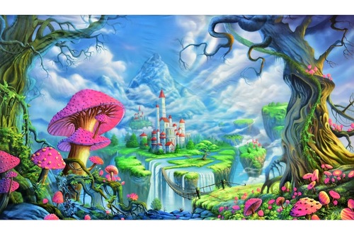 Canvas hand painted backdrops