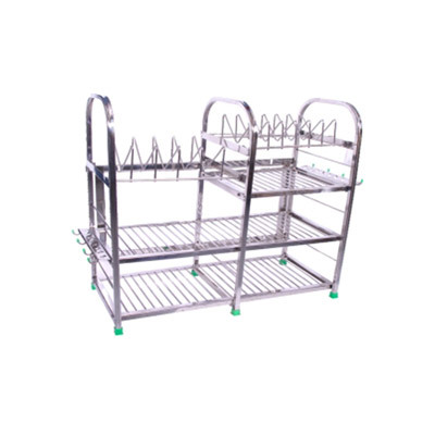 Stainless Steel Square Pipe Kitchen Rack By METRO ENTERPRISES
