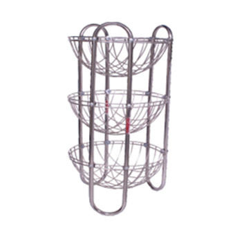 Steel Round Fruit Wheel Basket