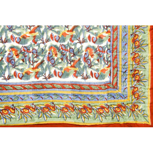 Jaipuri Hand Block Printed Quilt Cover