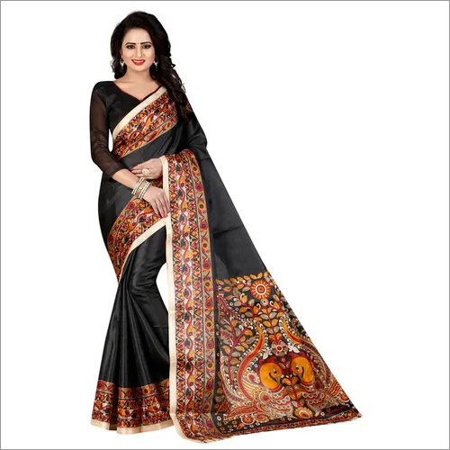 Kalamkari Silk Fancy Lot Shot Saree