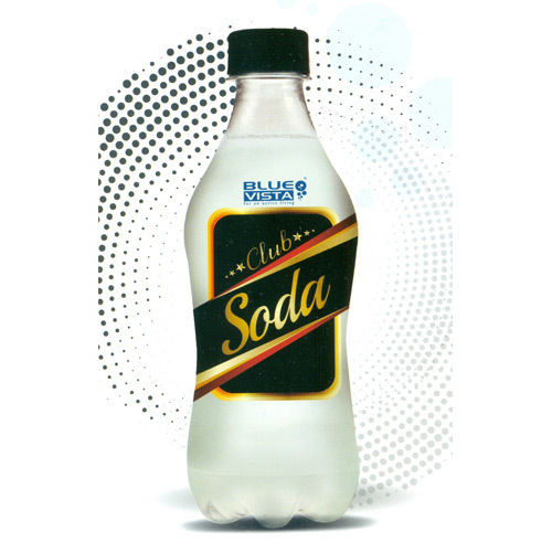 Soda Soft Drink 600ml - Bottle | Tasteless Quality Ingredients Processed in Hygienic Conditions Ideal for Cocktails & Refreshing Mixers Blue Vista Soda