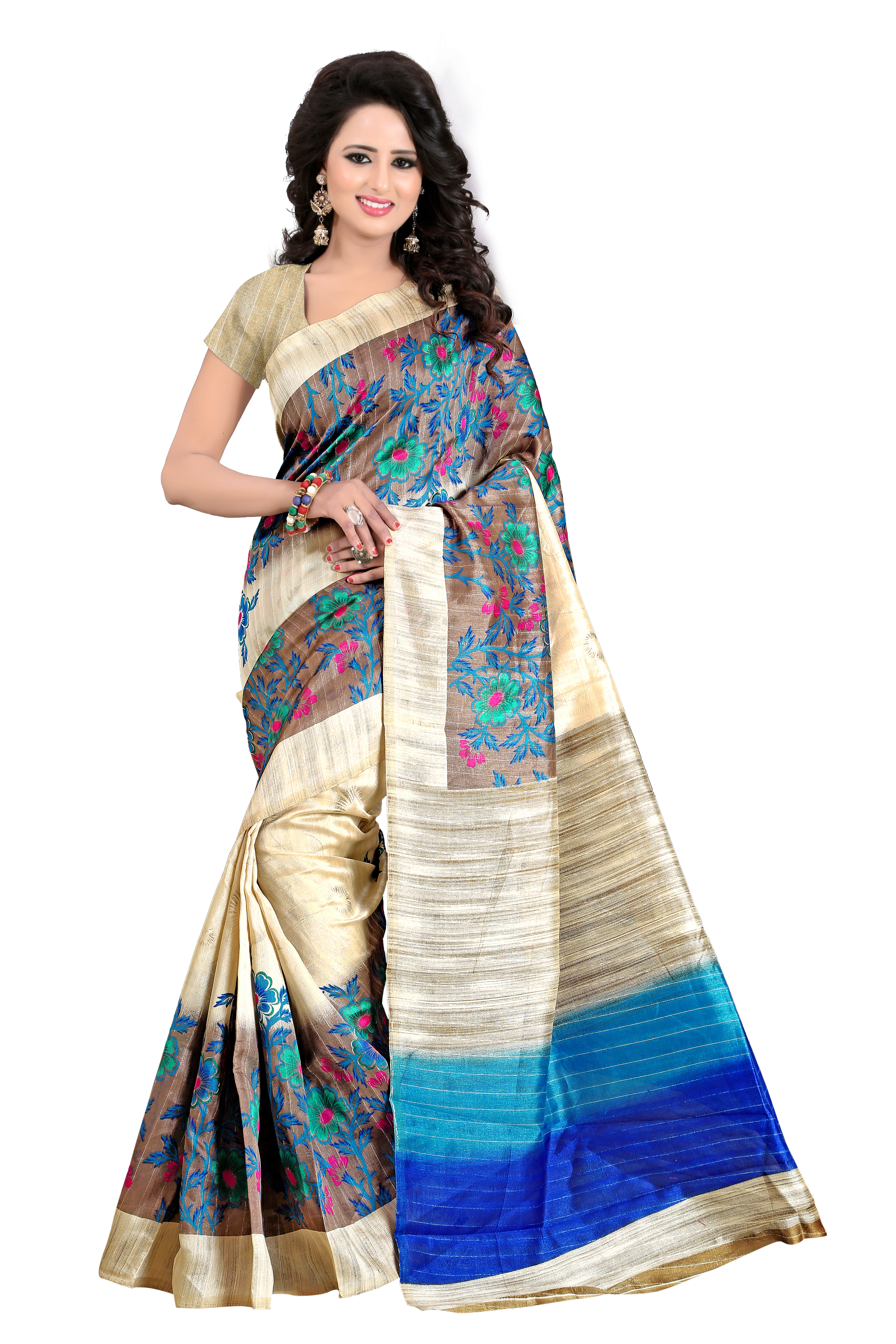 New Bhagalpuri Designer Sarees