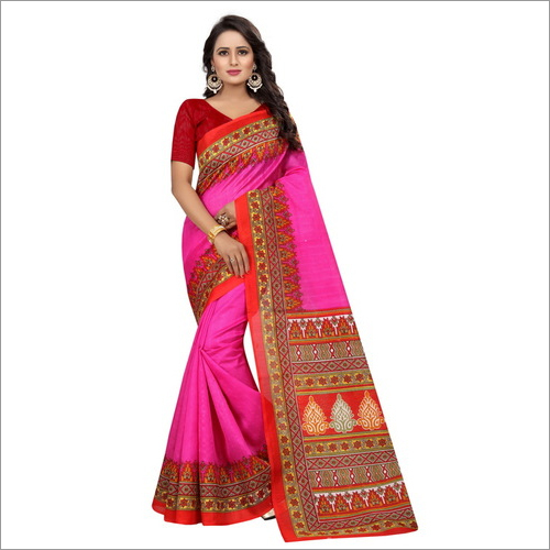 Fancy Bhagalpuri Printed Sarees