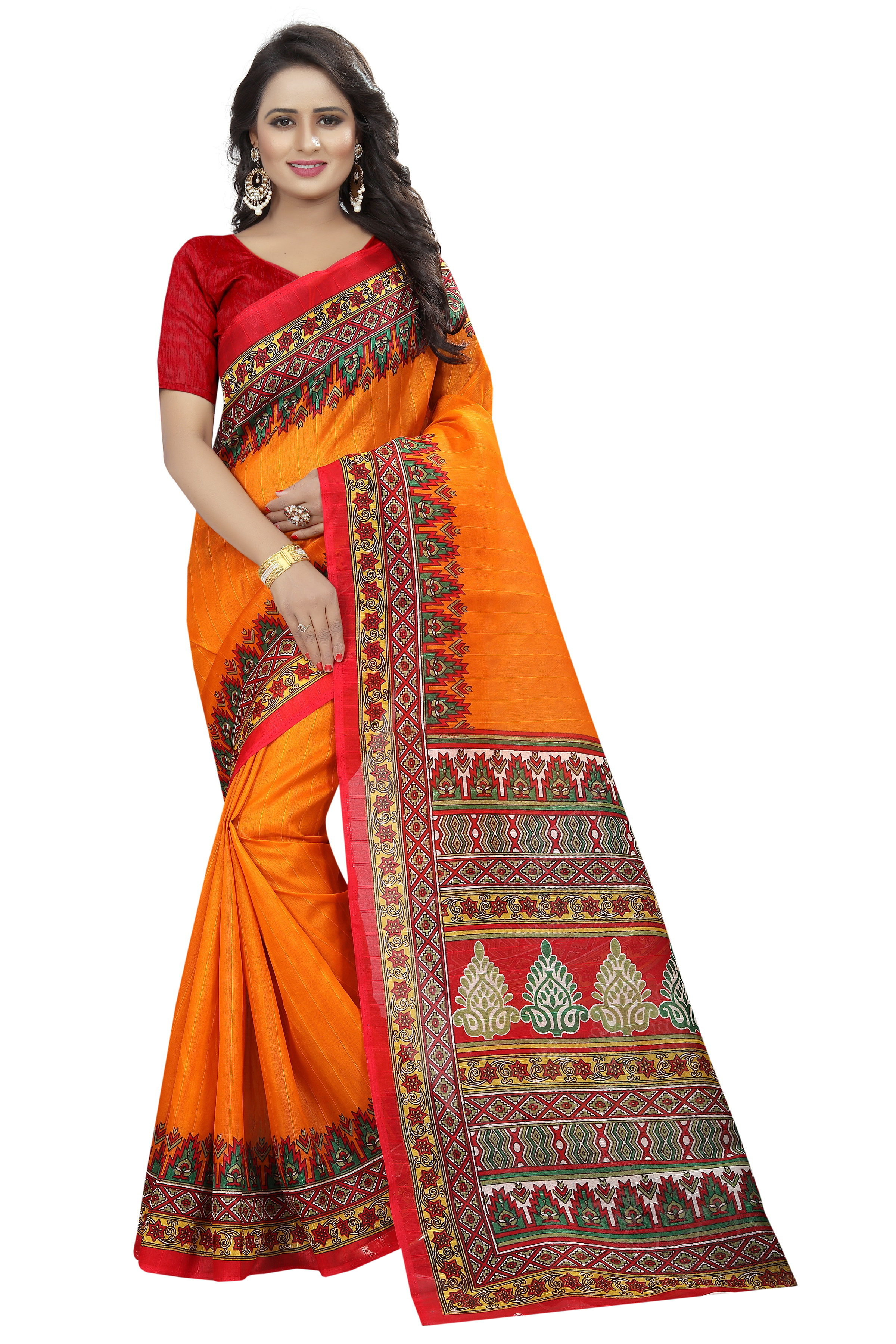 Fancy Bhagalpuri Printed Sarees
