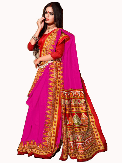 Fancy Bhagalpuri Printed Sarees
