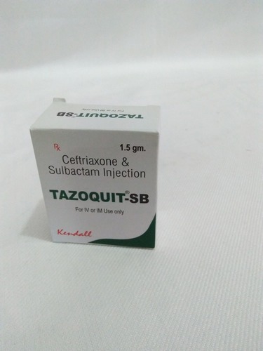 Tazoquit-Sb Injection Ingredients: Ceftriaxone 250Mg+Salbactum 125Mg
