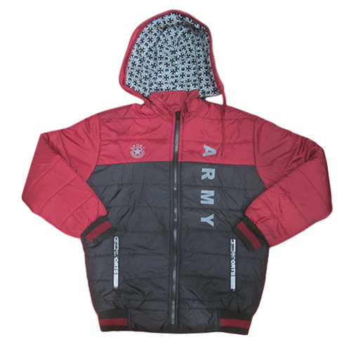 Boys Red Casual Full Sleeve winter Jacket