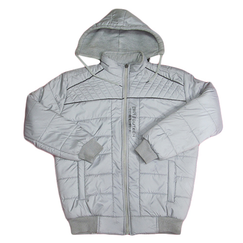 Kids White full Sleeve Winter Jacket