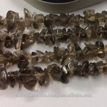 Natural Smoky Quartz Rough Uncut Chips Beads Wholesale