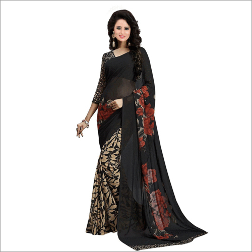 Georgette Silk Saree