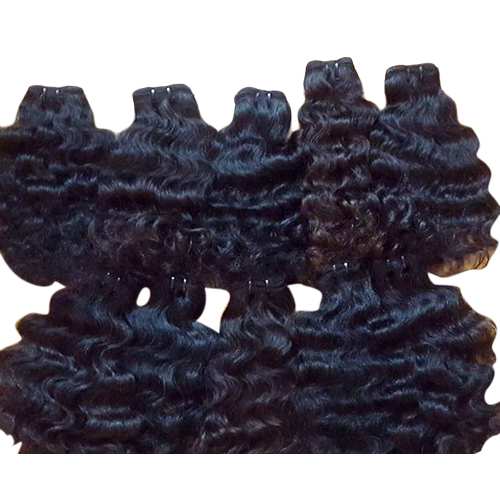 Weft Wavy South Indian Temple Human Hair