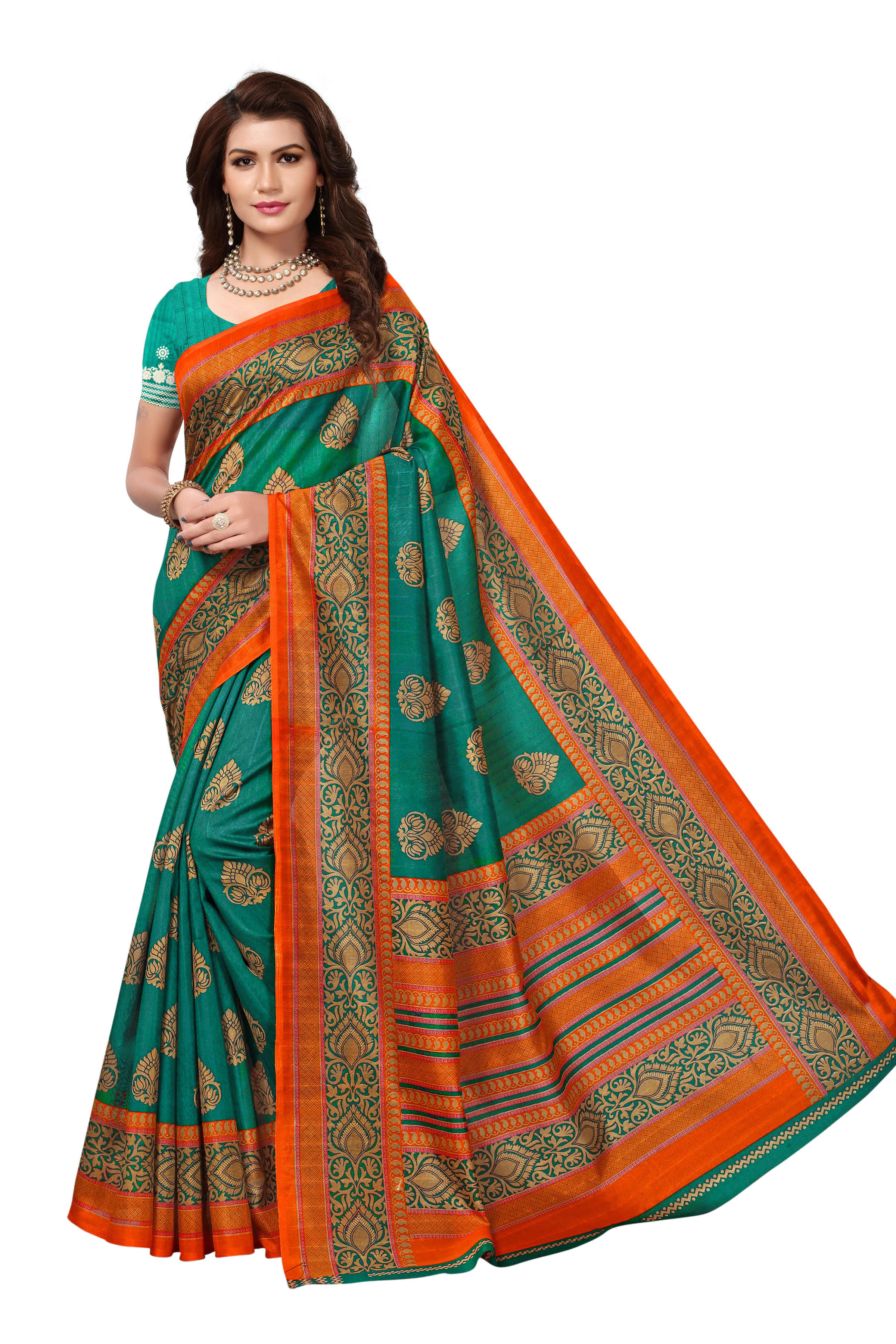 Bhagalpuri Printed Silk Sarees