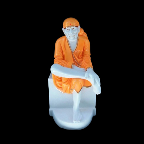 White Marble Sai Baba Statue