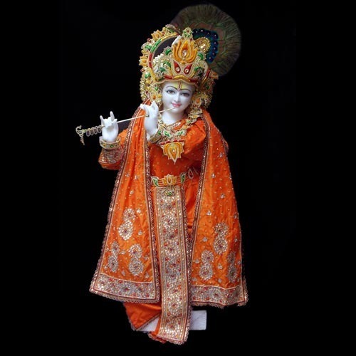 White Marble Krishna Statue