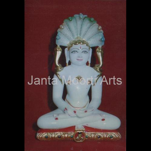 White Marble Jain Statue
