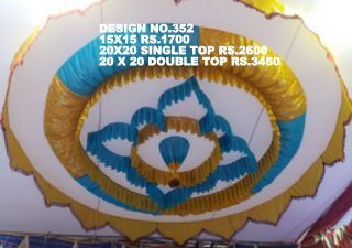 Wedding Double top Tent Decorations Ceiling
