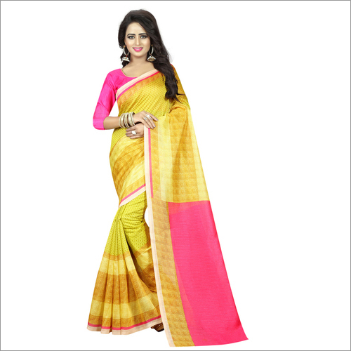 Beautiful Printed Bhagalpuri Sarees