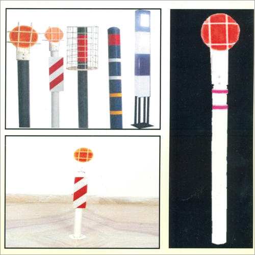 Solar Delineator - Metal Manual Stop Sign | Non-Powered, Durable Metal Design for Effective Traffic Guidance and Safety