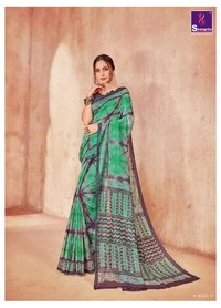 Fancy Printed Silk Sarees