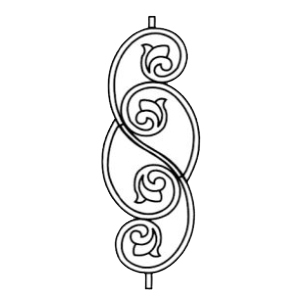 SS Designer Railing Pillar