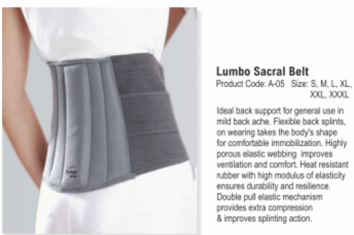 Tynor Lumbo sacral belt - s/m/l