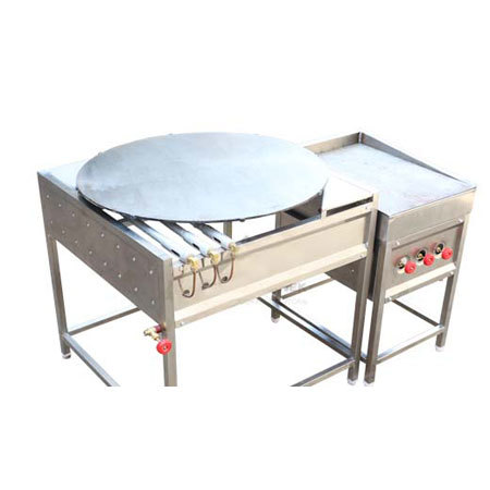 Round MS Chapati Stove